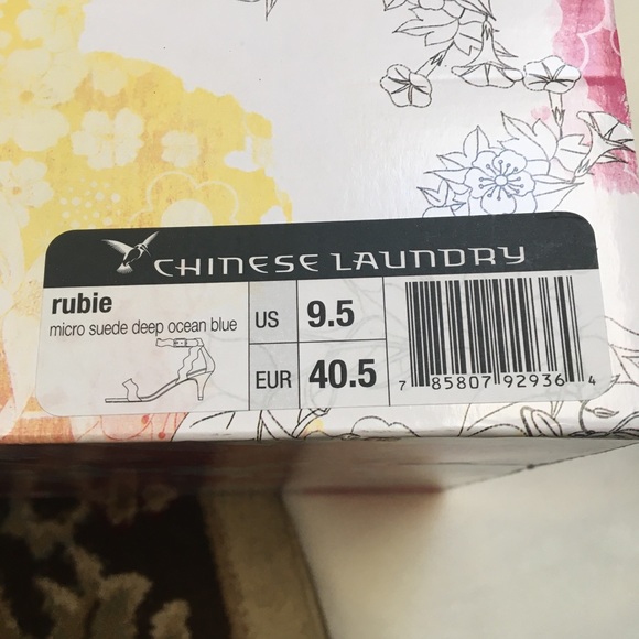 Chinese Laundry Rubie Deep Ocean Blue microsuede - Picture 8 of 8